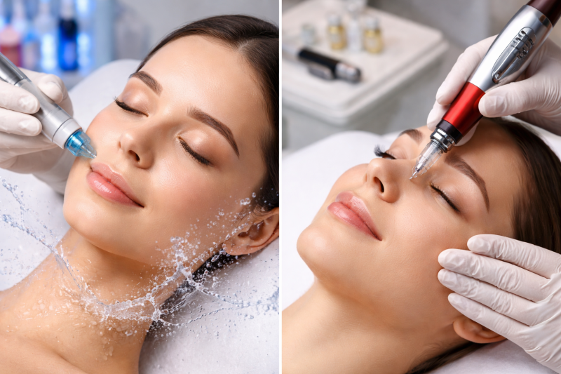 Hydrafacial vs Microneedling